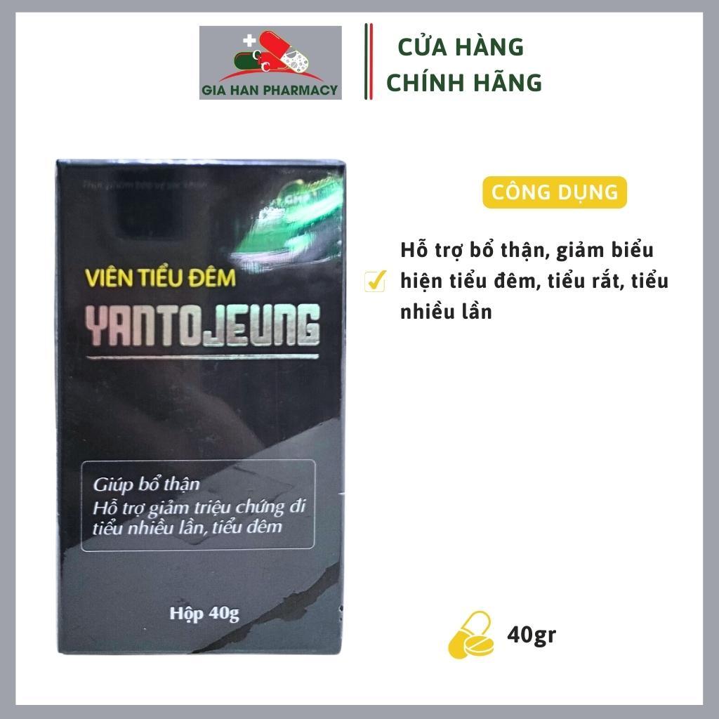 Viên uống Tiểu Đêm Yantojeung hỗ trợ bổ thận, giảm biểu hiện đi tiểu nhiều lầ, tiểu đêm - Hộp 40g - Gia Hân Pharmacy