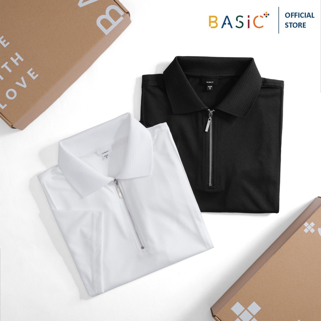 Áo POLO BASICPLUS vải POLY Cao Cấp Siêu thông thoáng, thấm hút tốt và sang trọng A02-129