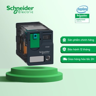 Relay trung gian rxm2ab2bd schneider - 2 poles - 24vdc