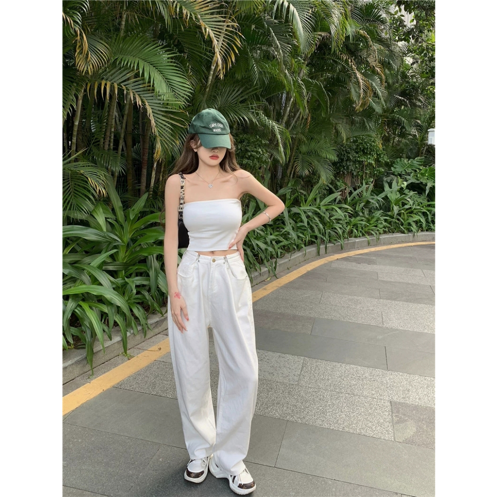 Áo quây ngực 2 lớp  - Áo croptop nữ dáng ôm không dây A10a