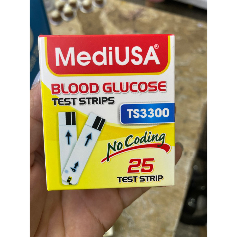 Que thử đường huyết MediUSA 25-50 que