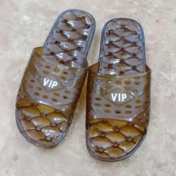 Dép quai ngang tommy đế pu chống nước đi siêu êm siêu thích vạch đỏ trắng siêu hot