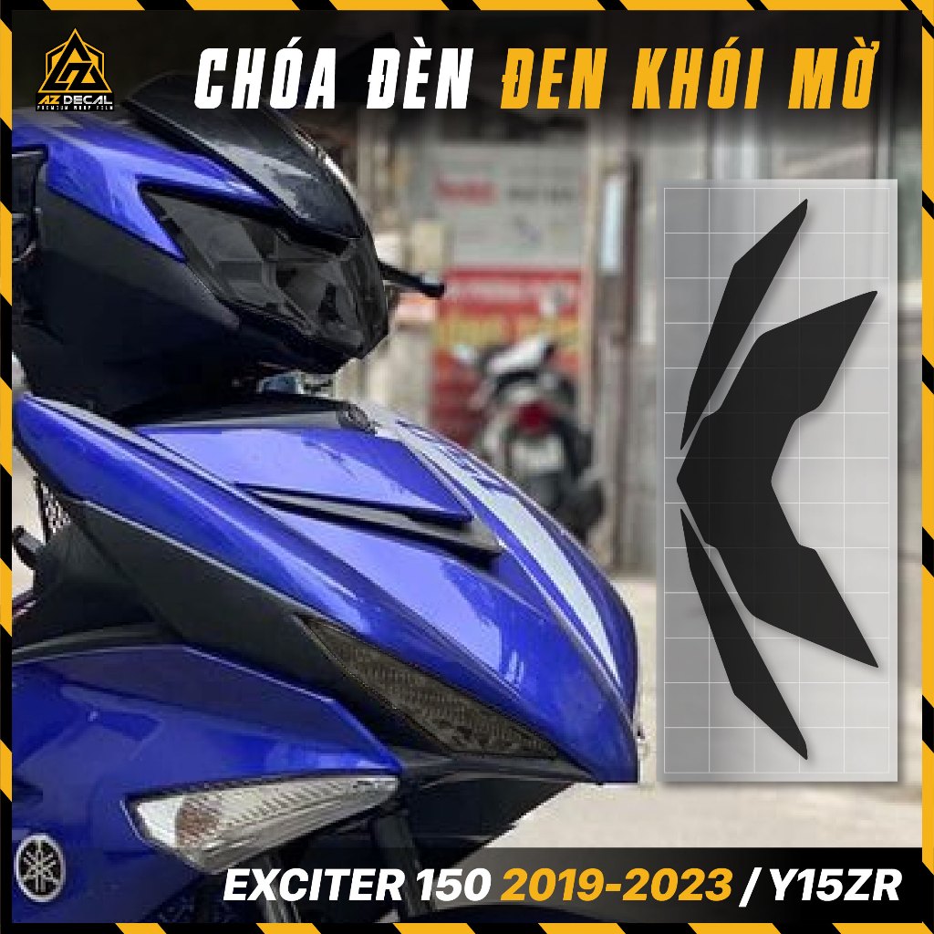 Tem Dán Chóa Đèn Xe Máy Đen Khói | Decal Dán Đèn Nhiều Loại Xe Wave SH Vespa Air Blade ...