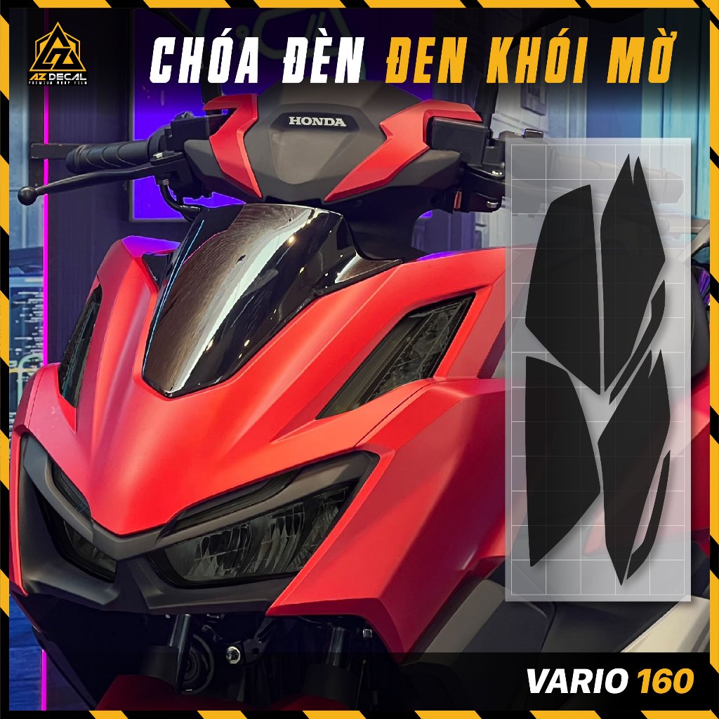 Tem Dán Chóa Đèn Xe Máy Đen Khói | Decal Dán Đèn Nhiều Loại Xe Wave SH Vespa Air Blade ...