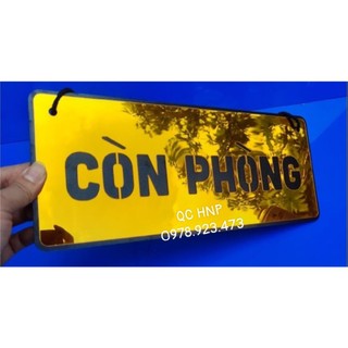 Bảng treo còn phòng chất liệu alu gương bóng - bảng treo hết phòng