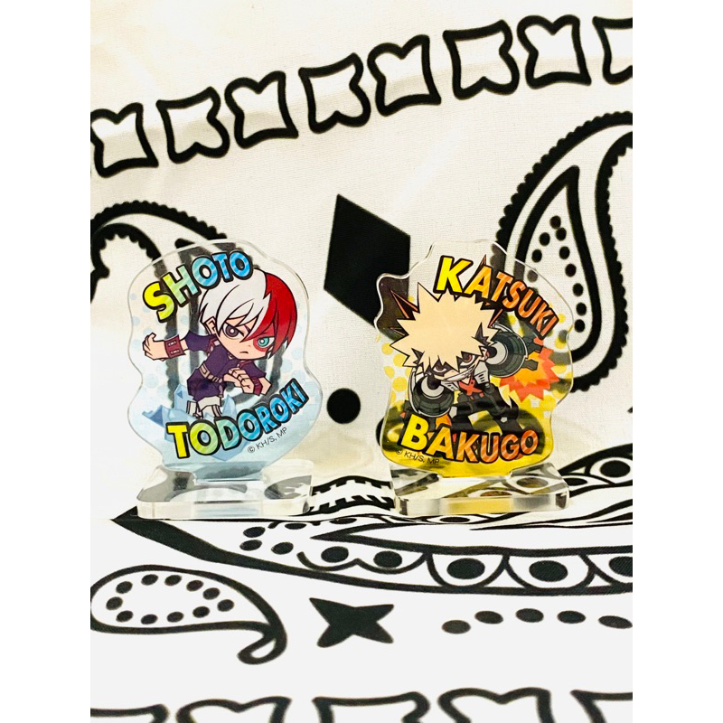 Standee mini Shoto và Bakugo trong My Hero Academia