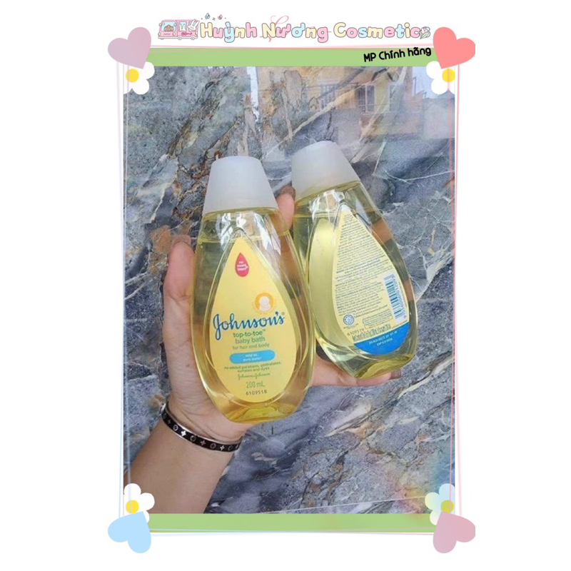 🧴💦Sữa Tắm Gội em bé JONHSON 🧴(sữa tắm gội)