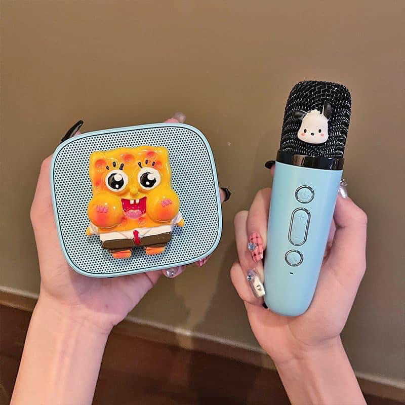 BỘ LOA Bluetooth KÈM 2 MiC- không kèm sticker