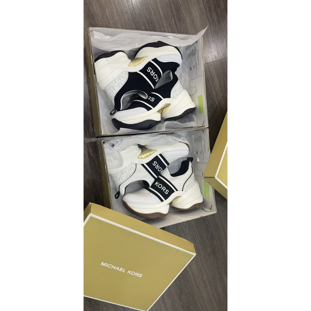 Giày Nữ Sneakể Đế Độn Mk Olympia SlipOn