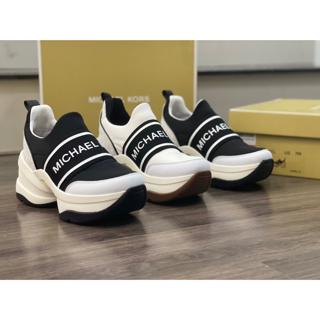 Giày Nữ Sneakể Đế Độn Mk Olympia SlipOn