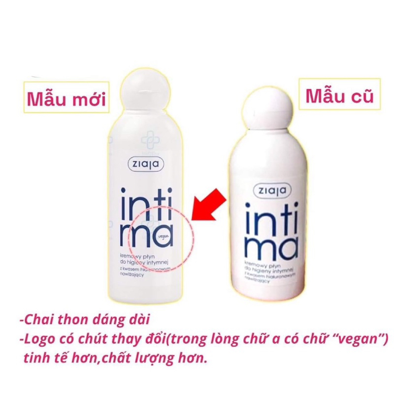Dung Dịch Vệ Sinh Phụ Nữ Intima200ml mẫu mới  giảm khí hư, huyết trắng - DDVS Hana soft silk