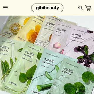 [VER 2022] Mặt nạ giấy INNISFREE Squeeze Energy Mask
