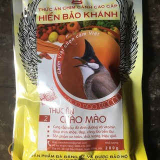 Cám hiển bảo khánh chào mào số 2 kích lửa - 200g