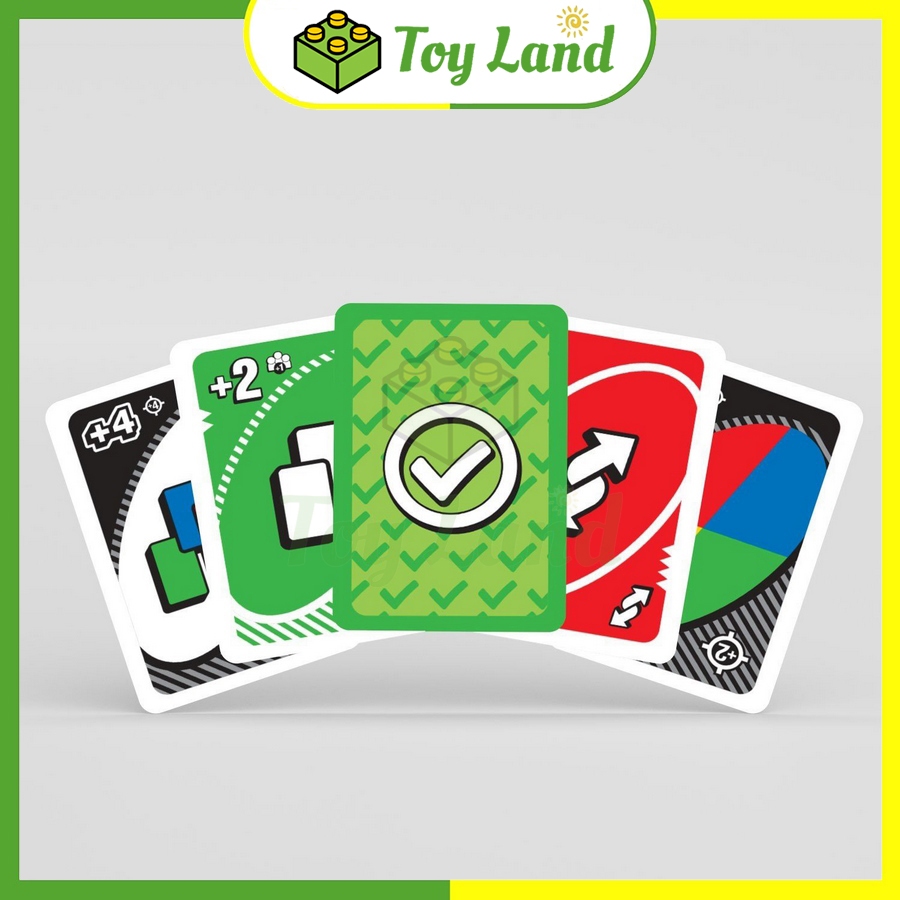 Bài Uno Flex Hộp Xanh Lá Boardgame 112 Lá Chất Giấy Dày Đồ Chơi Trò Chơi Nhóm Bạn Xả Stress Giải Trí Tư Duy Board Game