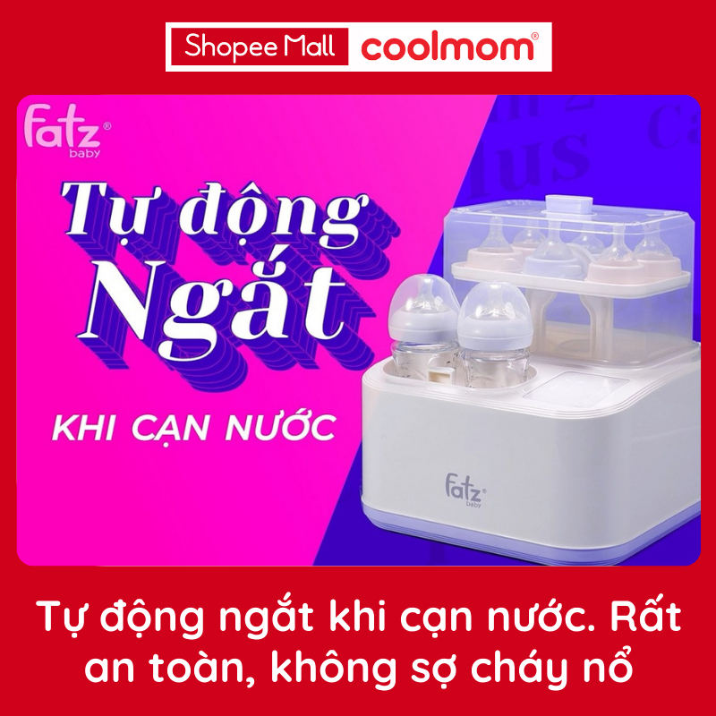 Máy tiệt trùng sấy khô tích hợp hâm sữa & nấu cháo Fatzbaby Captain (Đủ loại)