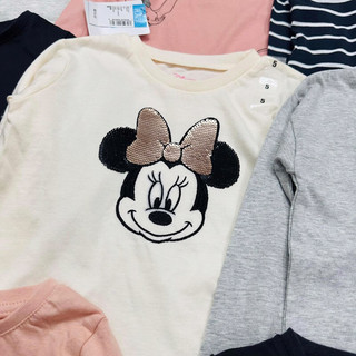 Áo cotton disney kiabi bé gái xuất dư