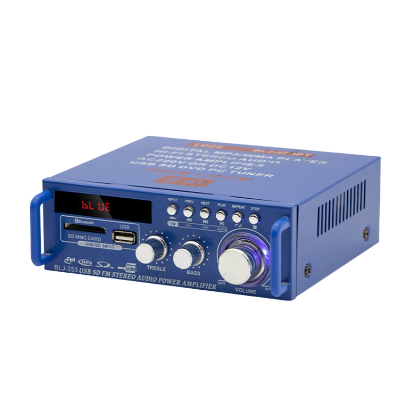 Amply Bluetooth Sunbuck BLJ 253 Công Suất Mạnh Mẽ, Chất Lượng Âm Thanh Đẳng Cấp Vượt Trội, Sử Dụng Được Trên Xe Hơi