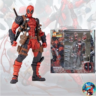 [HÀNG SẴN-HỎA TỐC] Mô Hình Nhân Vật Deadpool 2.0 Revoltech Amazing Yamaguchi Có Khớp 17cm Bootleg