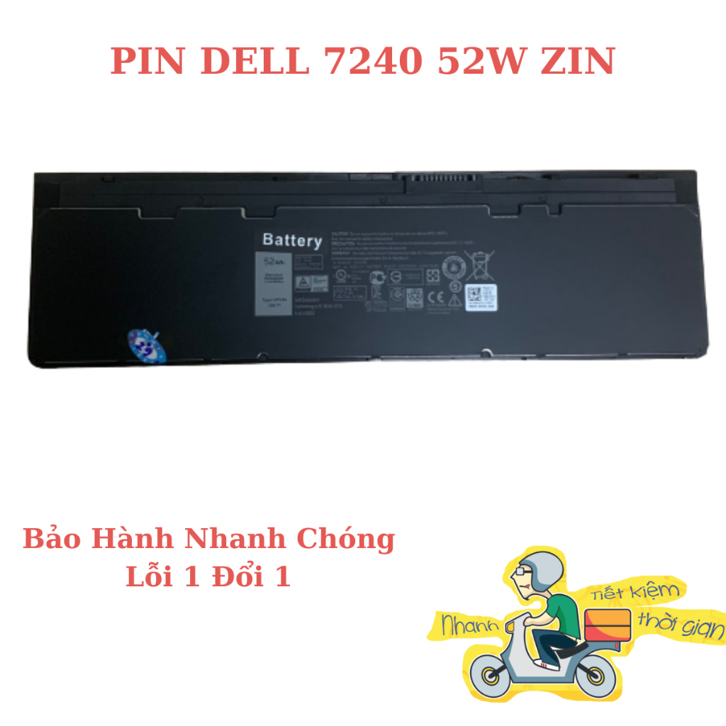 PIN LAPTOP DELL E7240 ZIN  52W Latitude 12 7000 E7240 E7250, WD52H VFV59 KWFFN J31N7 GD076 GVD76 HJ8KP NCVF0