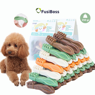 Xương Gặm Cho Chó  Sạch Răng Hình Bàn Chải 250g - FusiBoss