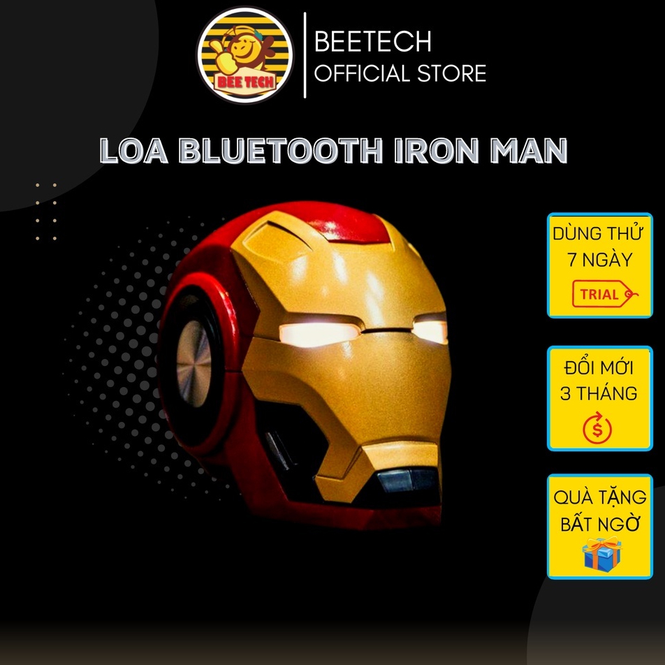 Loa Bluetooth Mô Hình Iron Man Chất Âm Cực Hay, Thiết Kế Chi Tiết, Cực Ngầu