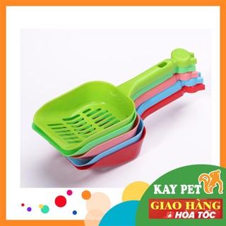Xẻng lọc cát mèo - xẻng cát vệ sinh mèo giá rẻ
