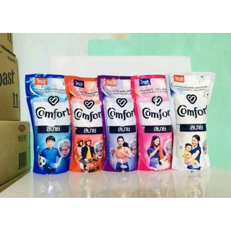 NƯỚC XÃ VẢI COMFORT THÁI LAN. 1 TÚI 500ML.