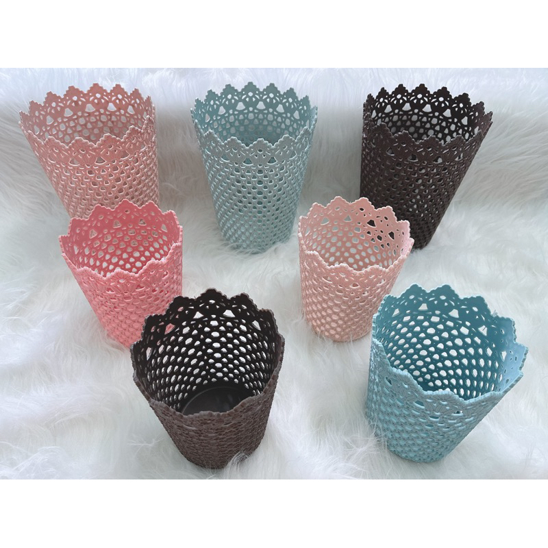 Sọt nhựa mini đựng đồ trang điểm, bút viết tiện lợi