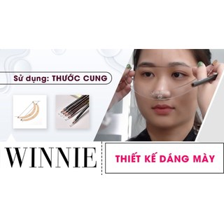 Cung Vẽ Lông Mày Chuyên Dụng – Dụng Cụ Cân Chỉnh, Định Hình Chân Mày Chuẩn Cho Phun Xăm Thẩm Mỹ