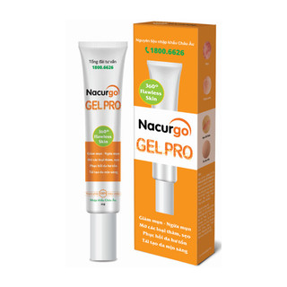 Nacurgo Gel - Giảm thâm sẹo, ngăn ngừa mụn