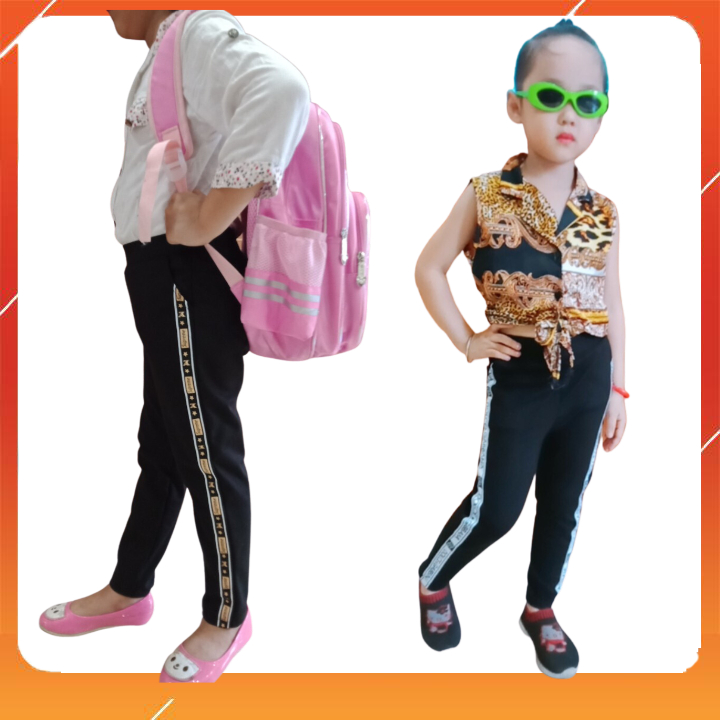 Quần thể thao co giãn thoải mái cho bé- Xưởng May ThuVu