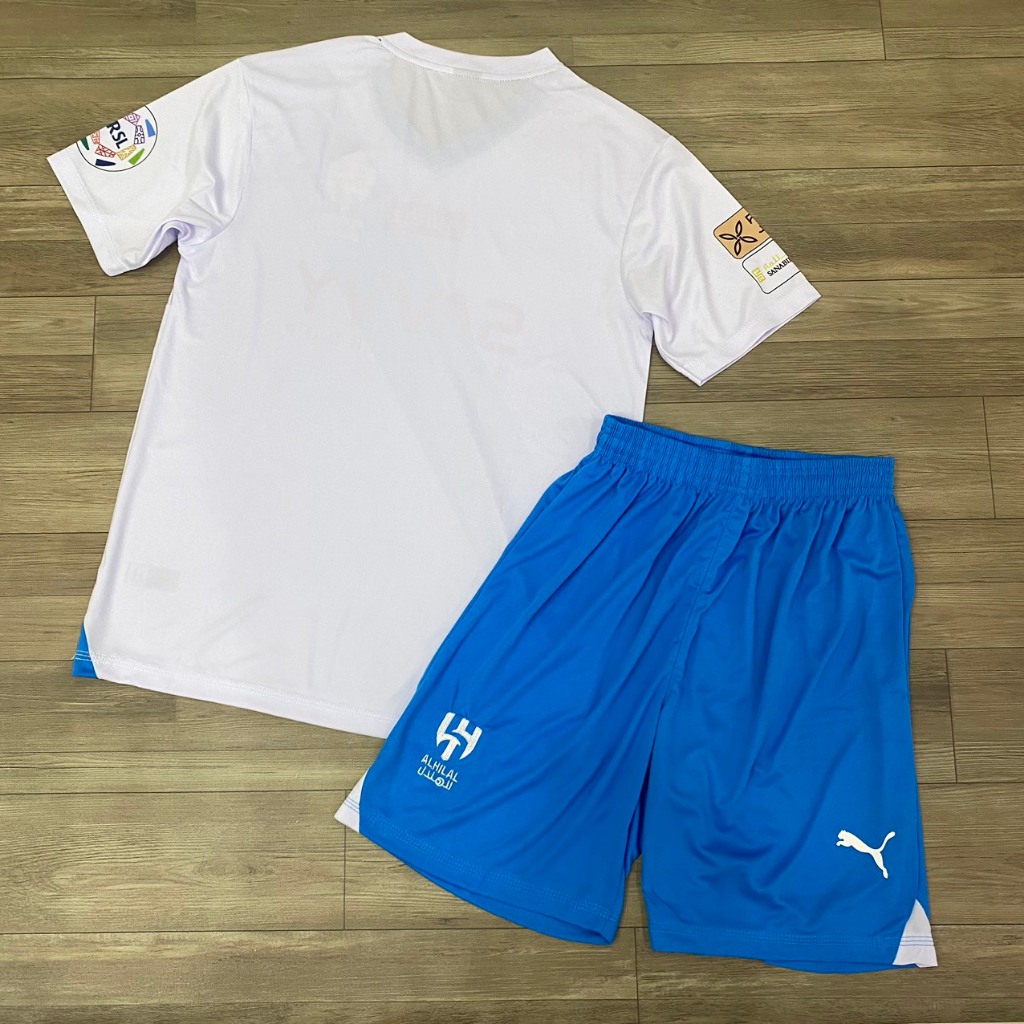 Bộ quần áo bóng đá AL HILAL trắng sân khách HP 2024- FLG