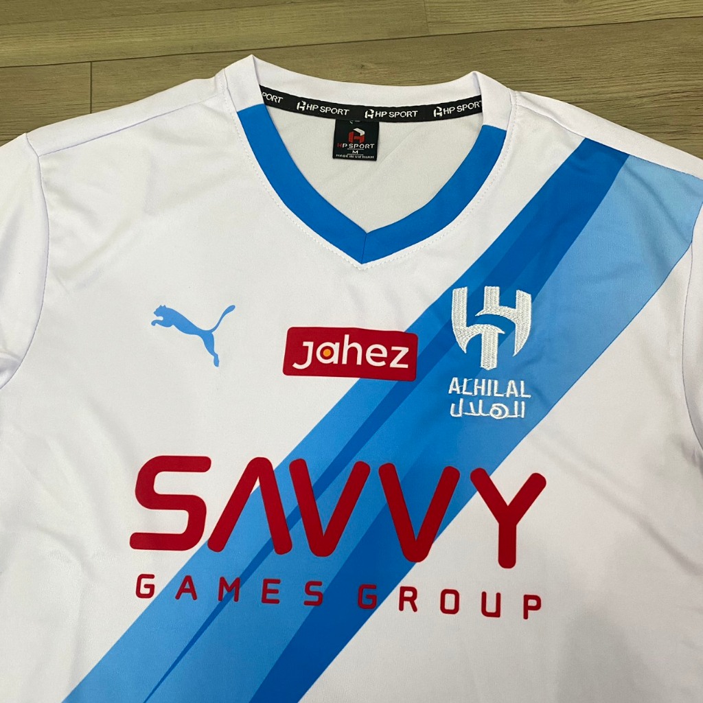 Bộ quần áo bóng đá AL HILAL trắng sân khách HP 2024- FLG