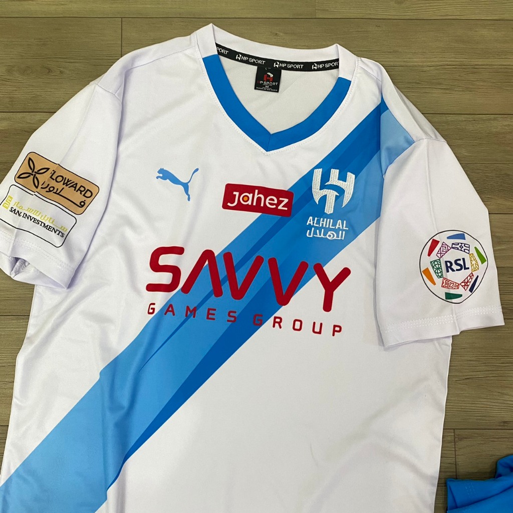 Bộ quần áo bóng đá AL HILAL trắng sân khách HP 2024- FLG