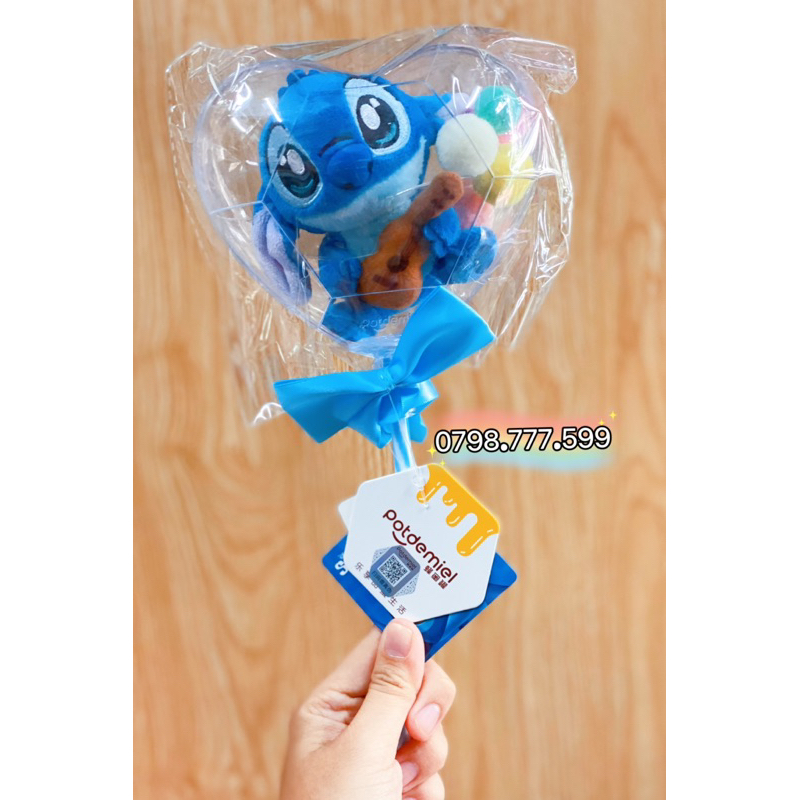 Trái tim gấu dâu và trái tim stick