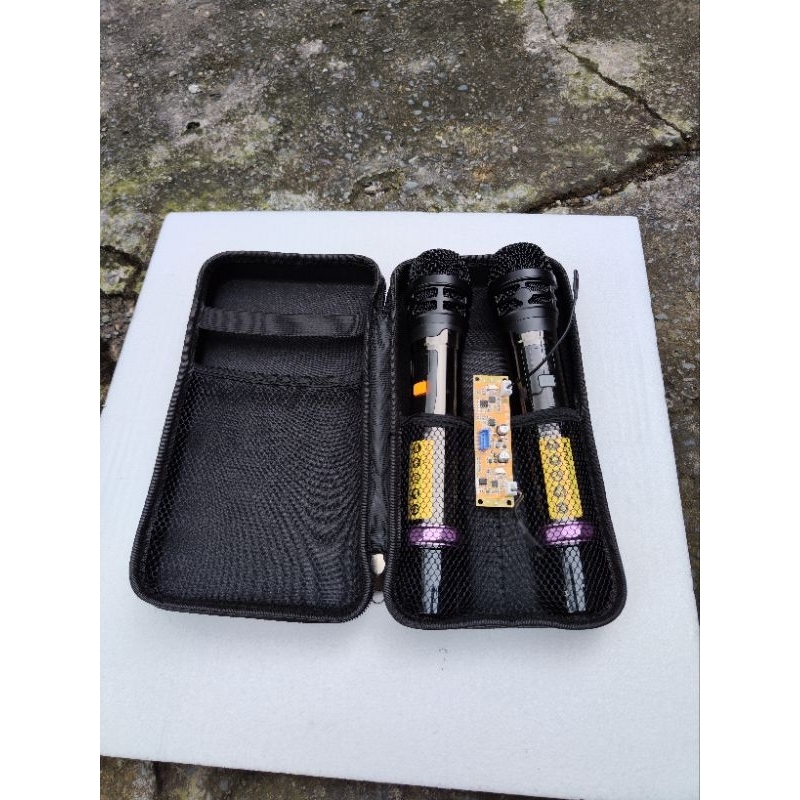 Micro loa kéo UGX9999 full nhôm bản nâng cấp đầu micro K8 hát nhẹ chốnh hú tốt tiết kiệm Pin