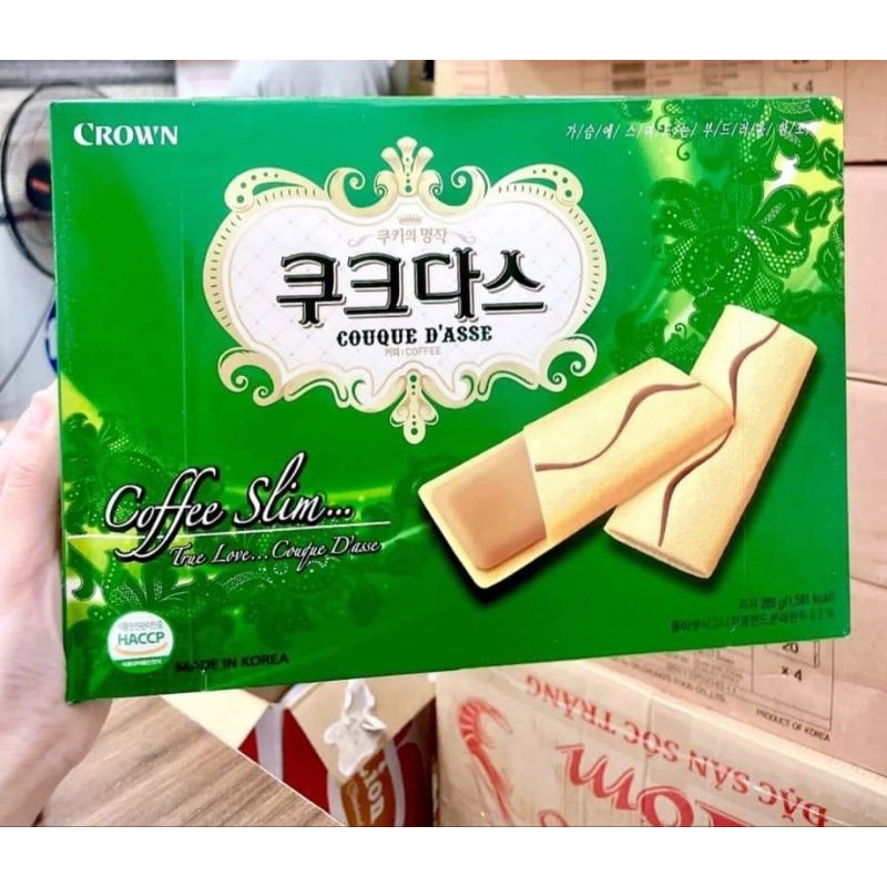 Bánh Bông Lan vị cà phê sữa crown