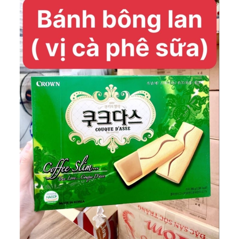 Bánh Bông Lan vị cà phê sữa crown