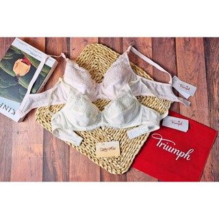 Áo lót nữ Triumph Fashion 468 WP phối ren không mút lưng bảng to.