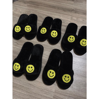 Dép Lông Mặt Cười đáng iuuuu ( hàng sẵn , ảnh thật shop chụp , lùi 1 sz )