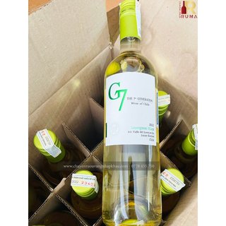 Vang Chile G7 Sauvignon Blanc 750 ml - vang trắng