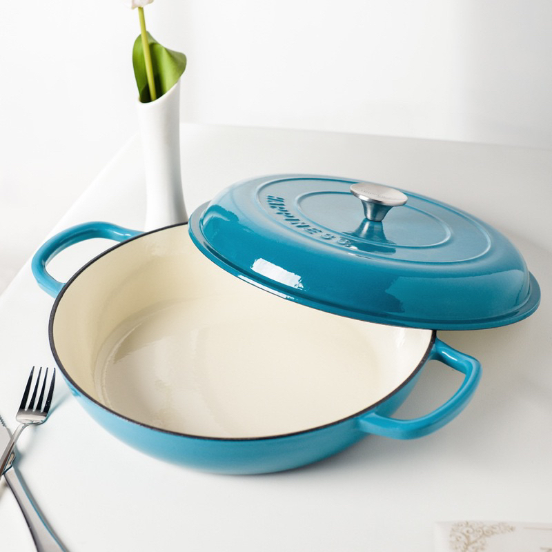 Nồi gang tráng men Happiness size 30cm