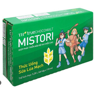 Thùng 110ml thức uống sữa lúa mạch th true chocomalt mistori