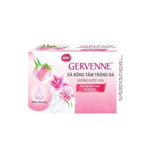  Xà phòng hương nước hoa Gervenne Dâu Tây Bạch Tuyết và Lily Hồng 90g/ hộp