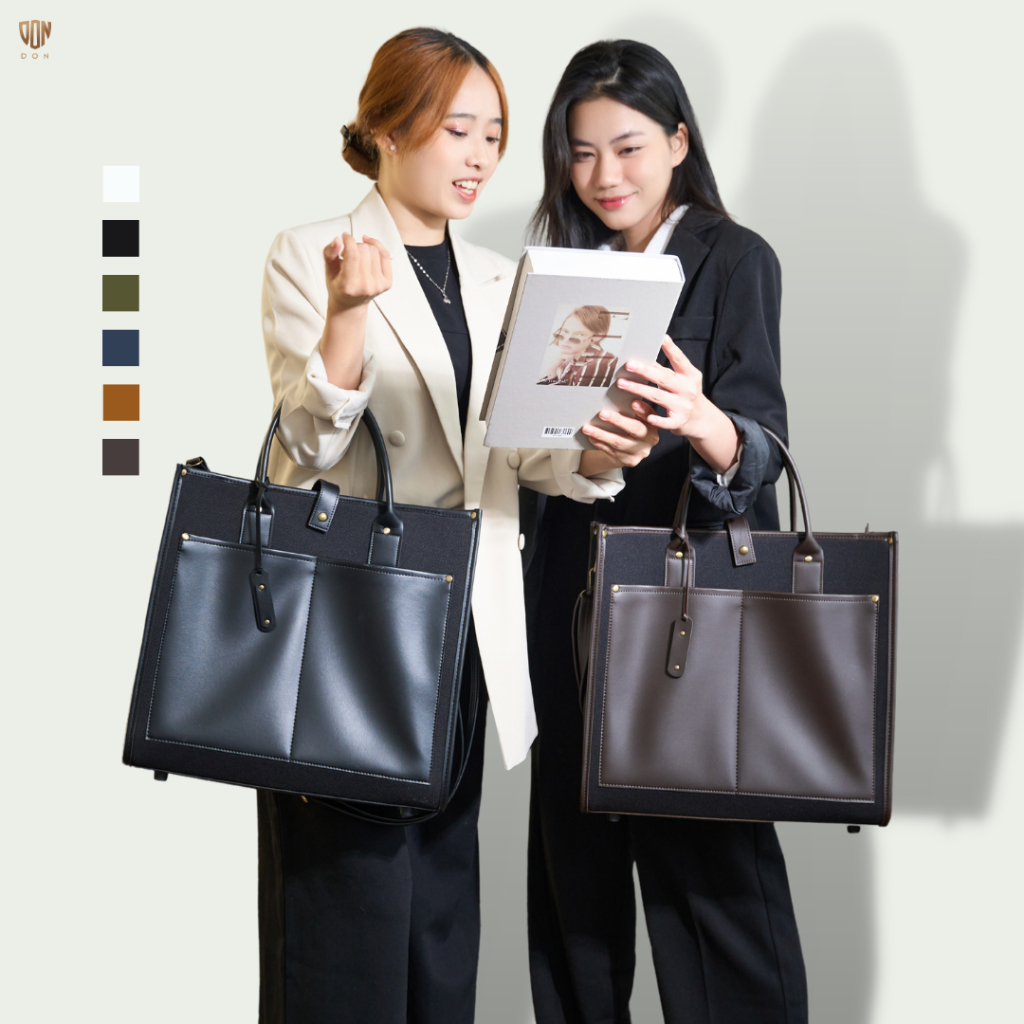 | Túi Tote Unisex Siêu Chống Sốc THE ELEGANT S39 Thương Hiệu DON ITALO