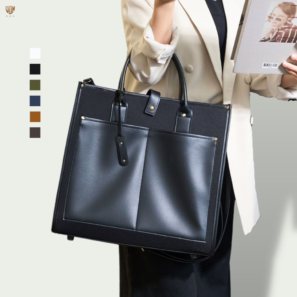 | Túi Tote Unisex Siêu Chống Sốc THE ELEGANT S39 Thương Hiệu DON ITALO
