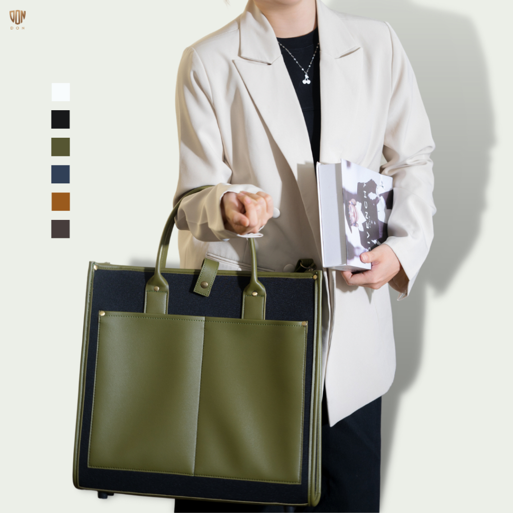 | Túi Tote Unisex Siêu Chống Sốc THE ELEGANT S39 Thương Hiệu DON ITALO