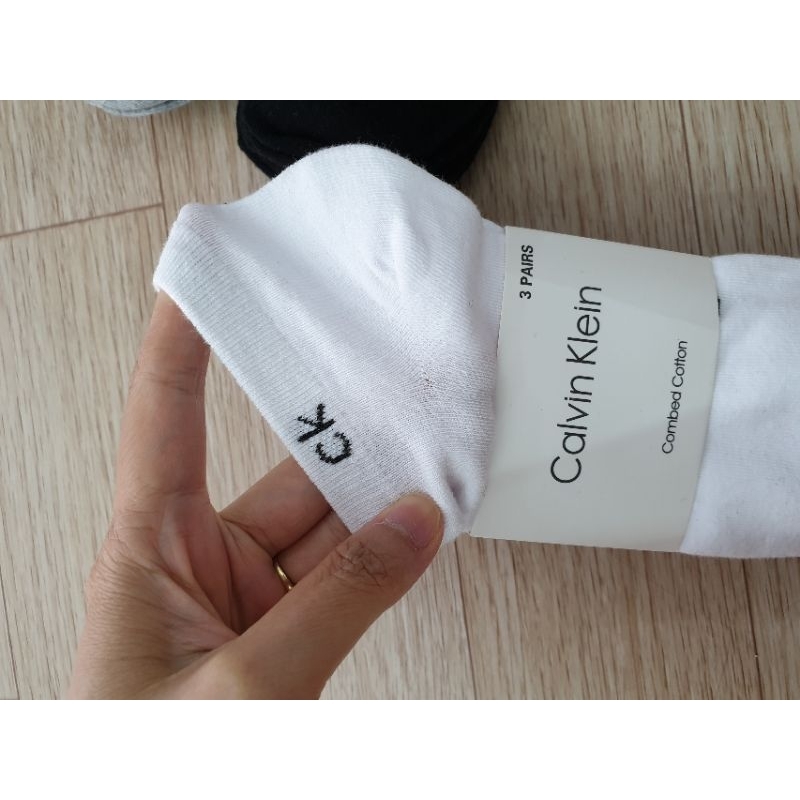 Tất Vớ CK cổ ngắn cotton thể thao nam nữ ( set gồm 3 đôi)