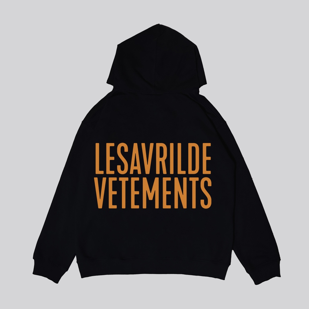 Áo khoác nỉ Hoodie Lesavril de Vetements LUMI - Black