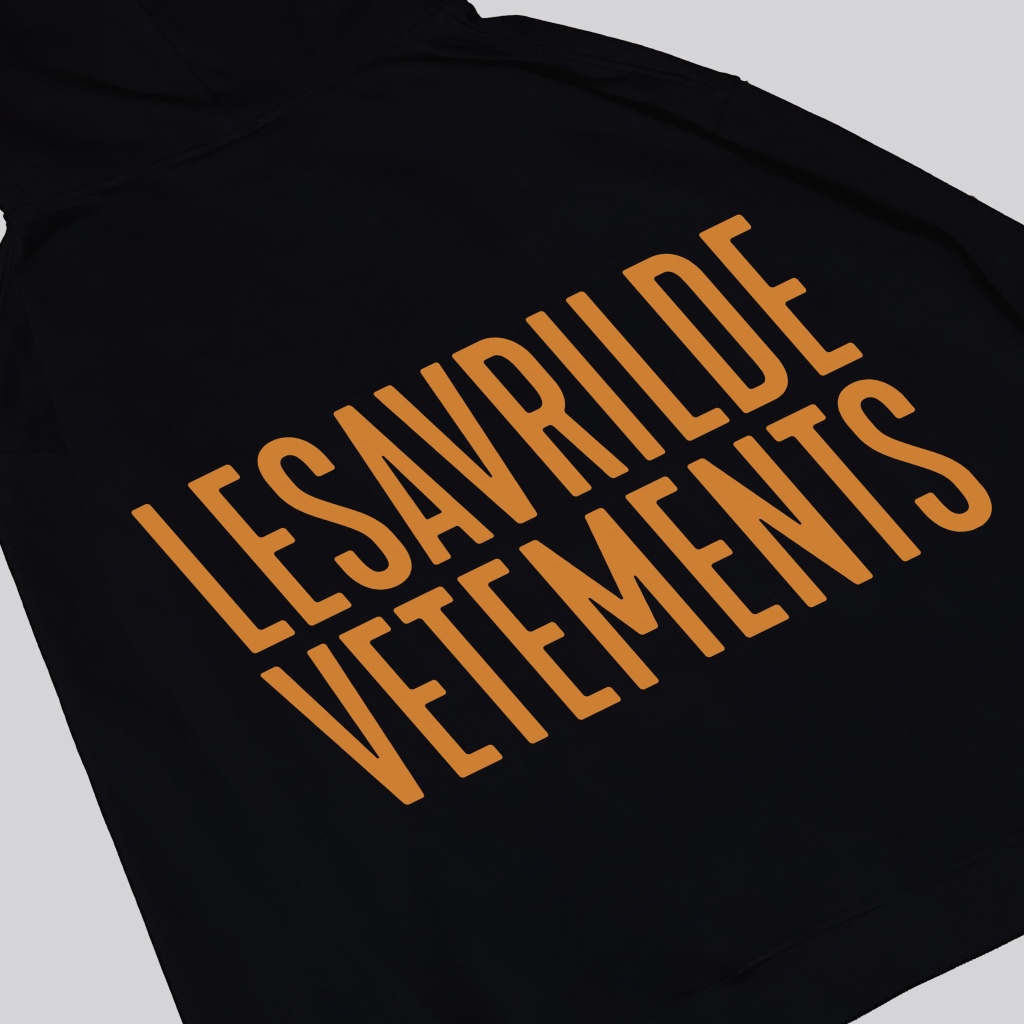 Áo khoác nỉ Hoodie Lesavril de Vetements LUMI - Black